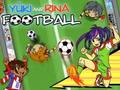 Spel Yuki och Rina fotboll  på nätet
