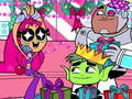 Spel Teen Titans julstjärnor på nätet