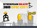 Spel Stickman Skate 360 Epic City på nätet