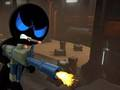 Spel Stickman beväpnad mördare kallt utrymme på nätet