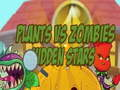 Spel Växter mot zombies gömda stjärnor  på nätet