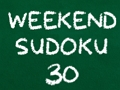 Spel Helgens Sudoku 30  på nätet