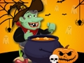 Spel Witch Word Halloween pusselspel  på nätet