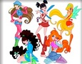 Spel Winx Club Coloring  på nätet