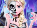 Spel Elsas Halloween Party Tatuering  på nätet