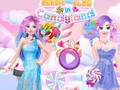 Spel Barbie och Elsa i Candyland  på nätet