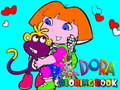 Spel Tillbaka till skolan målarbok Dora  på nätet
