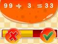 Spel Sant och falskt matematikspel  på nätet
