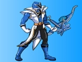 Spel Power Rangers klä upp  på nätet