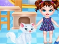 Spel Baby Taylor Kitty Caring Day på nätet