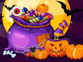 Spel Häxans hus Halloween pussel  på nätet