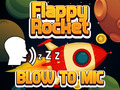 Spel Flappy Raket Med Blåser  på nätet