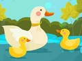 Spel Mother Duck och Ducklings sticksåg  på nätet