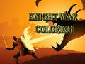 Spel Knight War Coloring på nätet