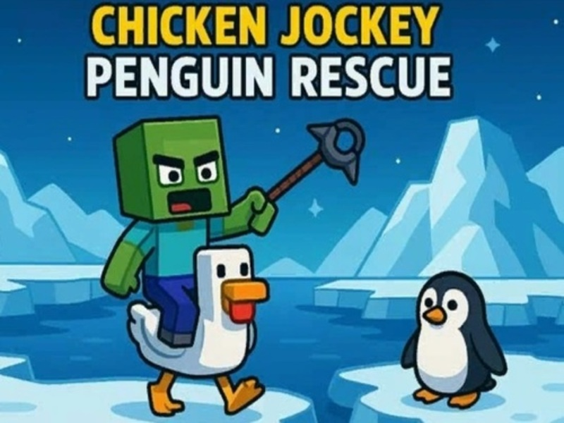 Spel Kycklingjockey: Penguin Rescue på nätet