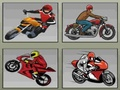Spel Racing motorcyklar minne  på nätet