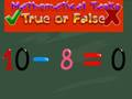 Spel Matematiska uppgifter Sant eller falskt  på nätet