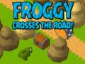 Spel Froggy korsar vägen!  på nätet