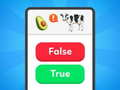 Spel True False - frågesport på nätet