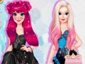 Spel Prinsessan skridskor vinter klä upp på nätet