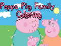 Spel Peppa Pig Family Målarbok  på nätet