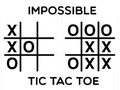 Spel Omöjlig tic tac toe  på nätet