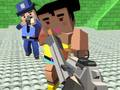 Spel GunGame-skyttekrigföring: blockig gangster  på nätet