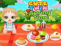 Spel Söt Twin Spring Time  på nätet