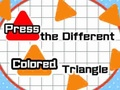 Spel Tryck på den olikfärgade triangeln  på nätet