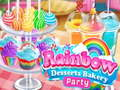 Spel Rainbow Desserts Bageri Party  på nätet