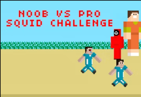 Spel Noob vs Pro Squid Challenge på nätet
