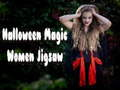 Spel Halloween magiska kvinnor pussel på nätet