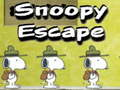 Spel Snoopy fly på nätet