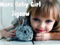 Spel Hare Baby Girl Jigsaw på nätet