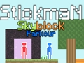Spel Stickman Skyblock Parkour på nätet