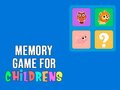 Spel Minnesspel för barn  på nätet