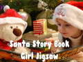 Spel Santa Story Book Girl Jigsaw på nätet