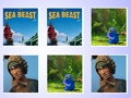 Spel Sea Beast Memory Card Match på nätet