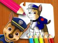 Spel Paw Patrol: Målarbok  på nätet
