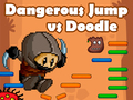 Spel Farligt hopp vs doodle på nätet