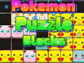 Spel Pokémon pusselblock  på nätet