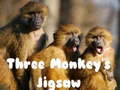 Spel Tre Monkey's Jigsaw  på nätet