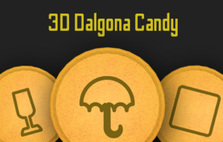 Spel 3D Dalgona godis  på nätet
