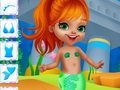 Spel Klä upp sjöjungfrupappersdocka  på nätet
