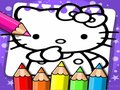 Spel Hello Kitty målarbok  på nätet