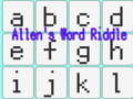 Spel Allens ordgåta  på nätet