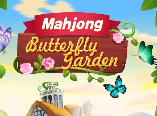 Spel Mahjong fjärilsträdgård  på nätet