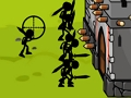 Spel Stickman försvarare på nätet