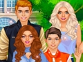 Spel Superstar -familjen klä upp på nätet