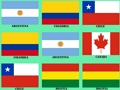 Spel Minnesträning amerikanska flaggor  på nätet